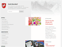 Tablet Screenshot of markt-oberstdorf.de